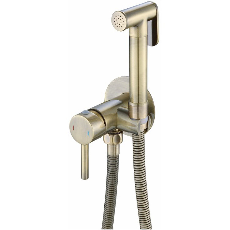 Гигиенический душ со смесителем Haiba HB5511-4 (бронза)