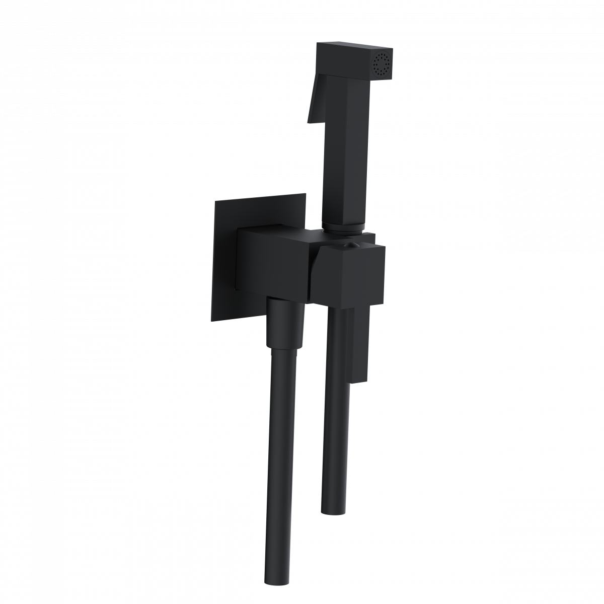 Гигиенический душ со смесителем RGW Shower Panels SP-212-B 581408212-04 (чёрный матовый)