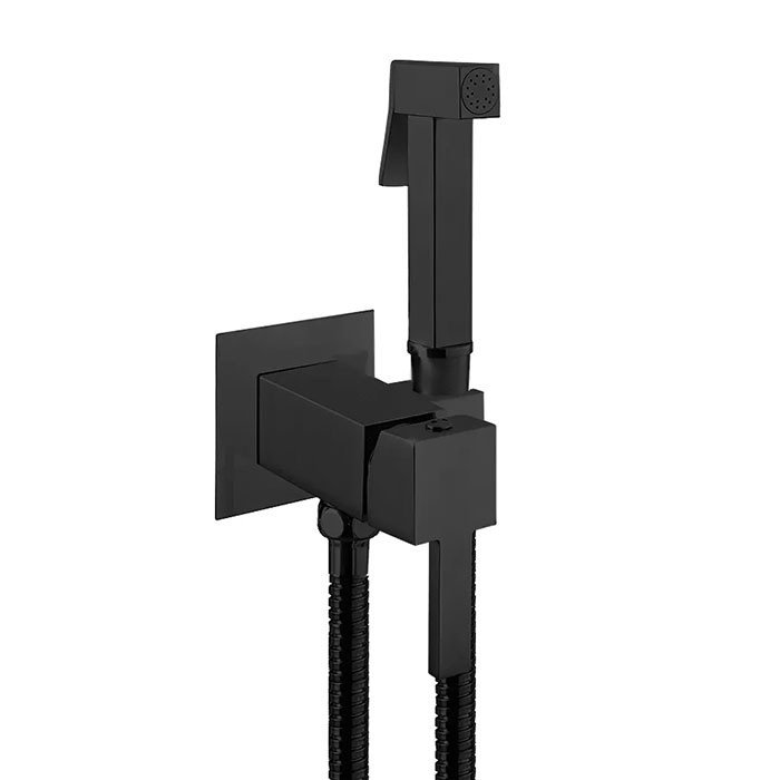 Гигиенический душ со смесителем Giulini Pablolux FSH20NO (чёрный матовый)