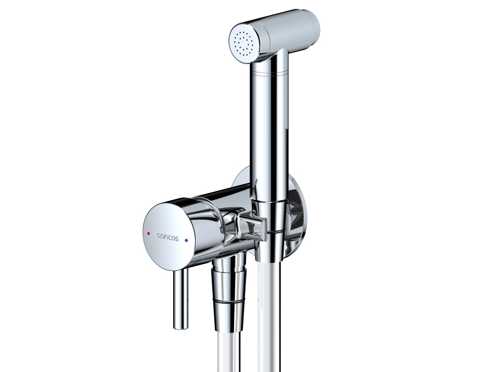 Гигиенический душ со смесителем Sancos Atom SC2001CH (хром)