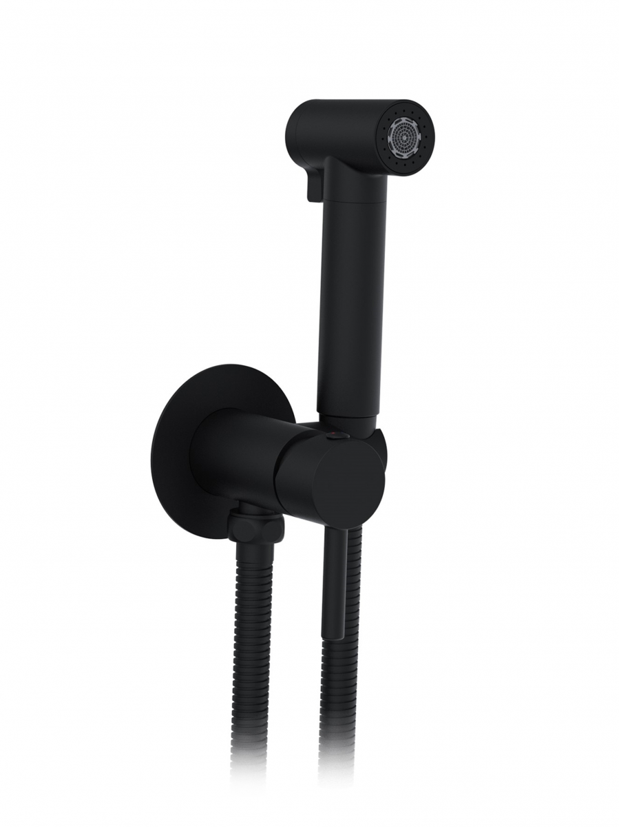 Гигиенический душ со смесителем Altrobagno Modern ALTROBAGNOModern060119MB (чёрный матовый)