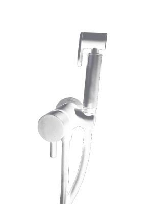 Гигиенический душ со смесителем Boheme Uno 467-MW (белый матовый)