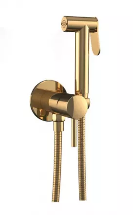 Гигиенический душ со смесителем Teska Pulit BTK6801 (золото)