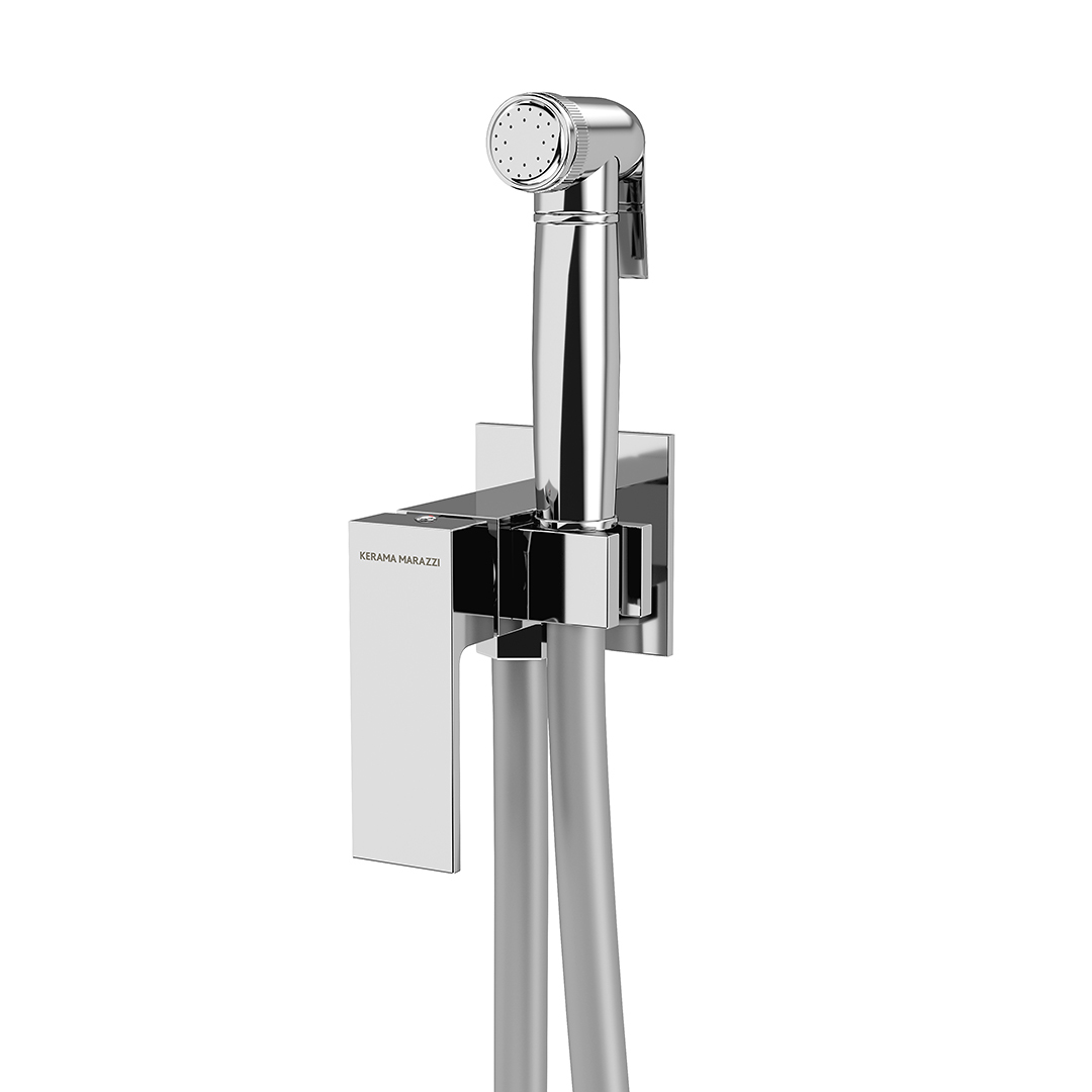 Гигиенический душ со смесителем Kerama Marazzi Fioretto V253CR442RUKM (хром)