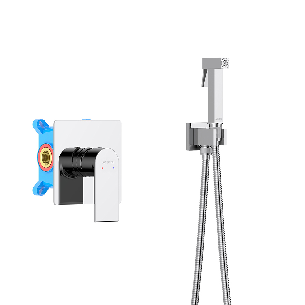 Гигиенический душ со смесителем Aquatek Лира AQ1419CR (хром)