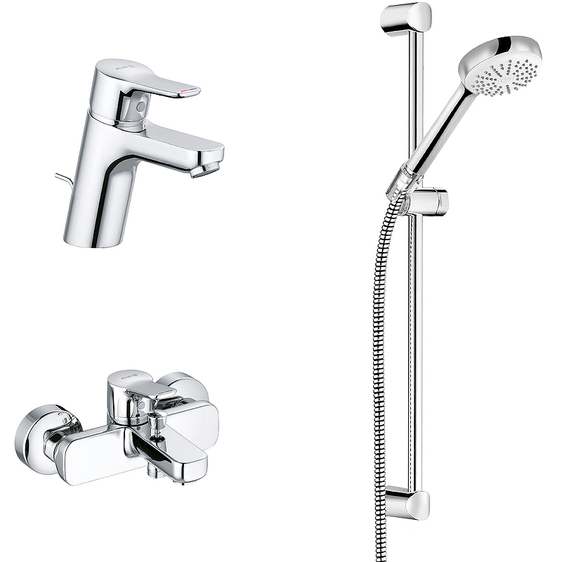 Набор смесителей Kludi Pure Easy 376850565 (хром)