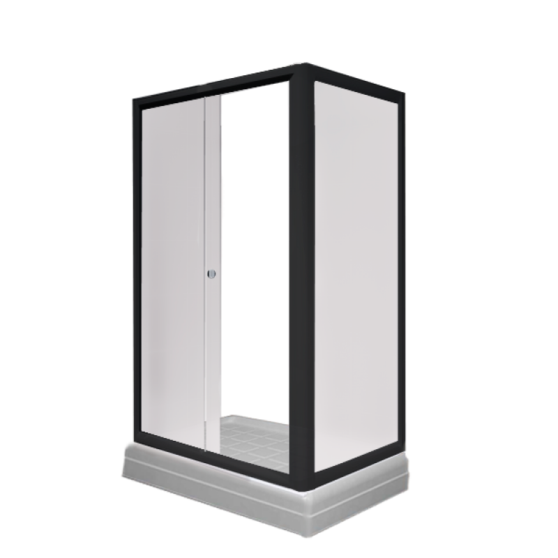 Душевой уголок Radomir Верчелли 1-03-6-2-0-0121 1200*800 мм (чёрный/матовое) R