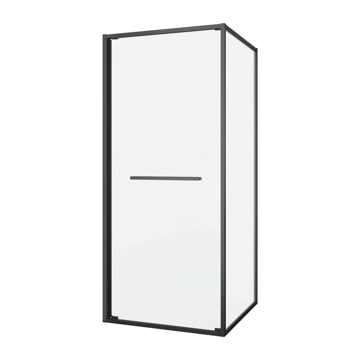 Душевой уголок Black&White Stellar Wind S1120-9090GM 900*900 мм (оружейная сталь/прозрачное)