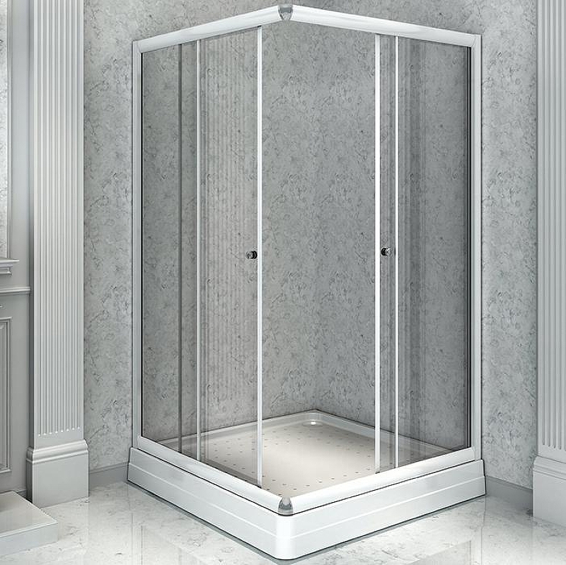 Душевой уголок Radomir Дрим 1-09-1-0-0-1200 1100*1100 мм (белый/прозрачное)