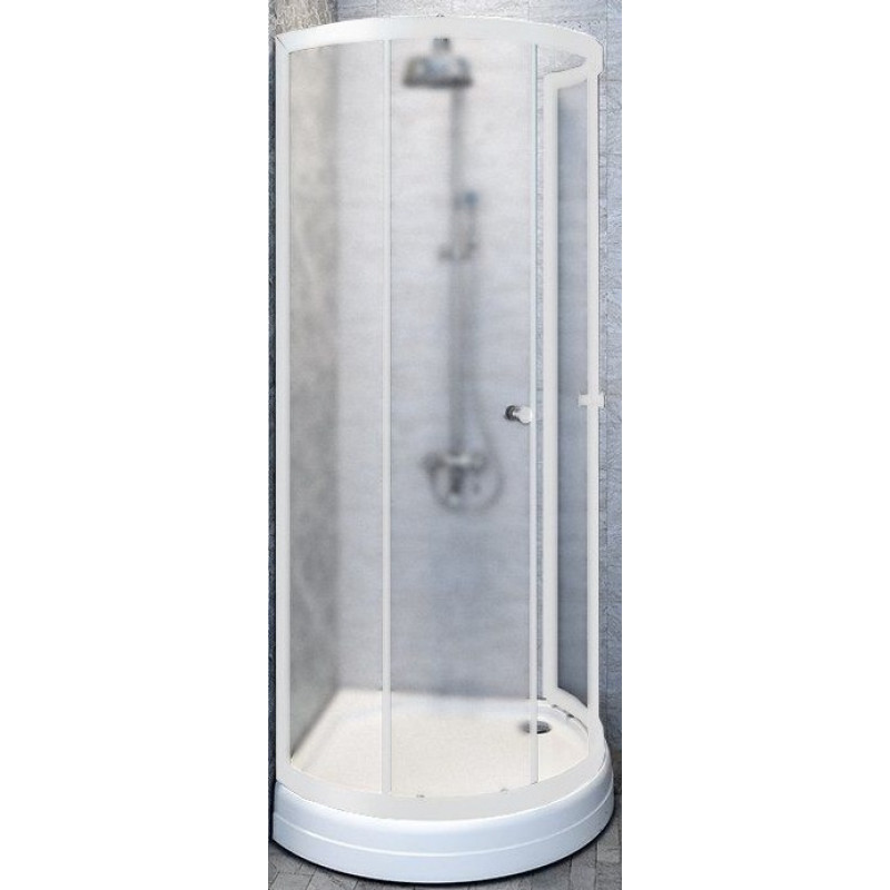Душевой уголок Radomir Стронг 1-09-1-0-0-1801 900*900 мм (белый/матовое)