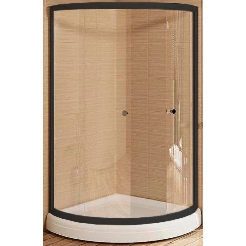 Душевой уголок Radomir Соул 1-09-6-0-0-0030 1000*1000 мм (чёрный матовый/прозрачное)