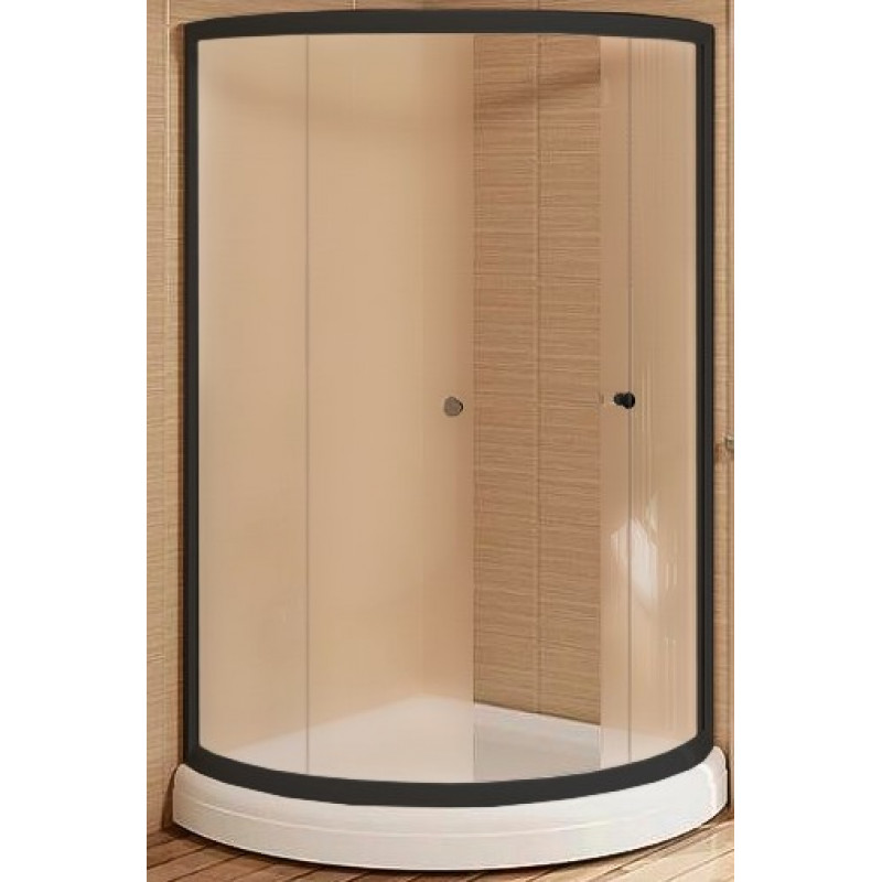 Душевой уголок Radomir Соул 1-09-6-0-0-0031 1000*1000 мм (чёрный матовый/матовое)