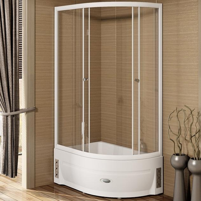 Душевой уголок Radomir Соул 1-03-1-1-0-0090 1200*800 мм (белый/прозрачное) L