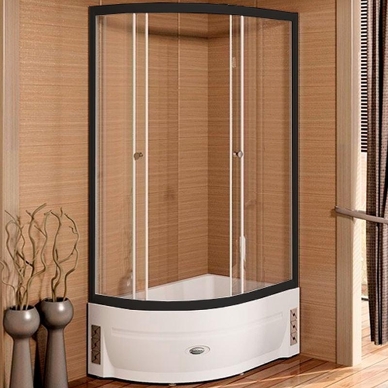 Душевой уголок Radomir Соул 1-03-6-2-0-0090 1200*800 мм (чёрный/прозрачное) R