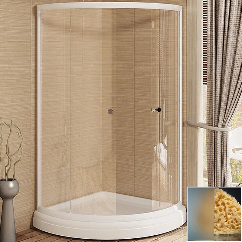 Душевой уголок Radomir Найт 1-03-1-0-0-0010 900*900 мм (белый/прозрачное)