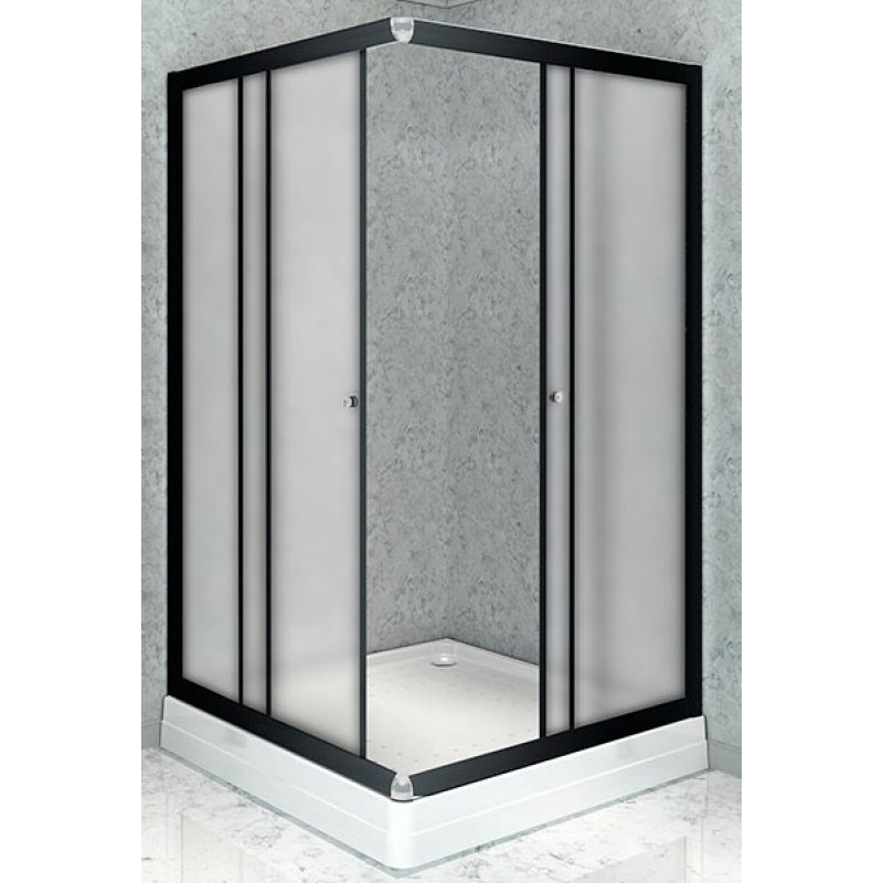 Душевой уголок Radomir Дрим 1-03-6-0-0-1181 900*900 мм (чёрный/матовое)