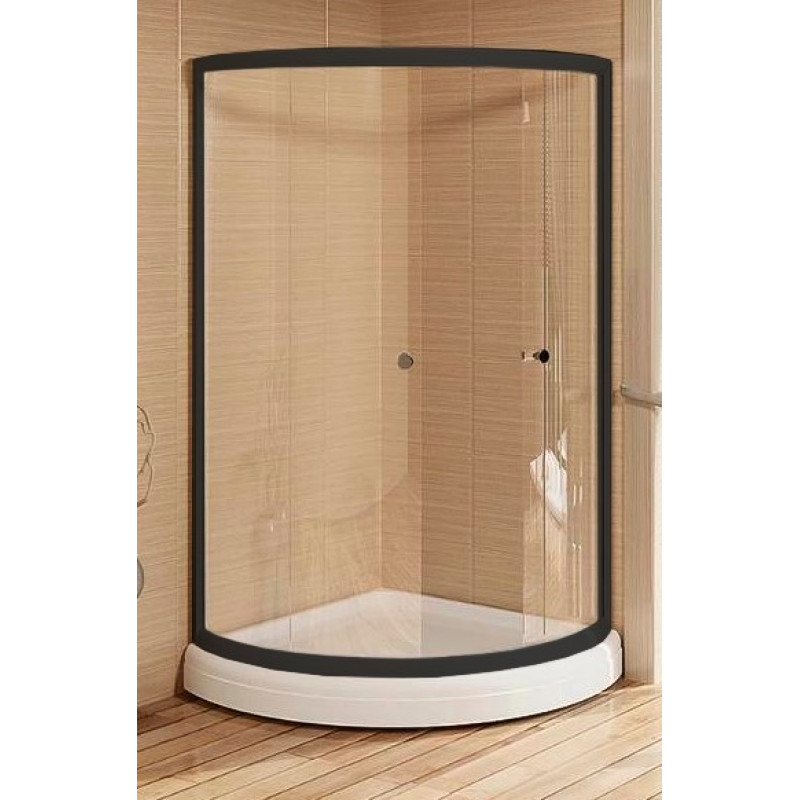 Душевой уголок Radomir Найт 1-03-6-0-0-0010 900*900 мм (чёрный/прозрачное)