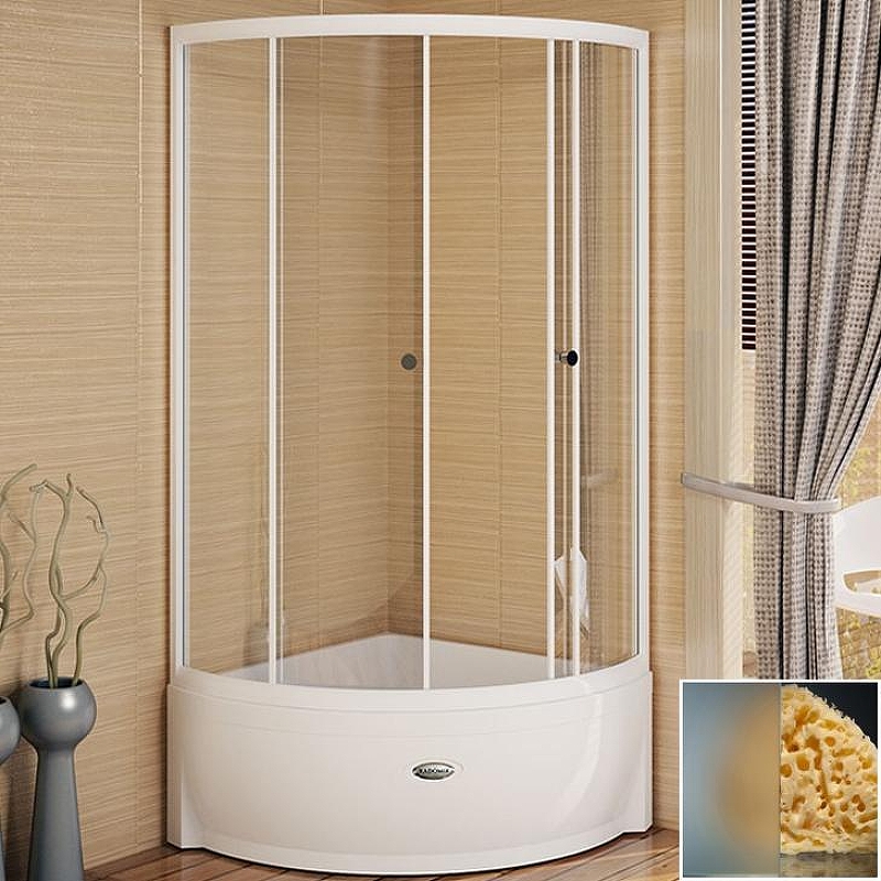 Душевой уголок Radomir Соул 1-03-1-0-0-0021 900*900 мм (белый/матовое)