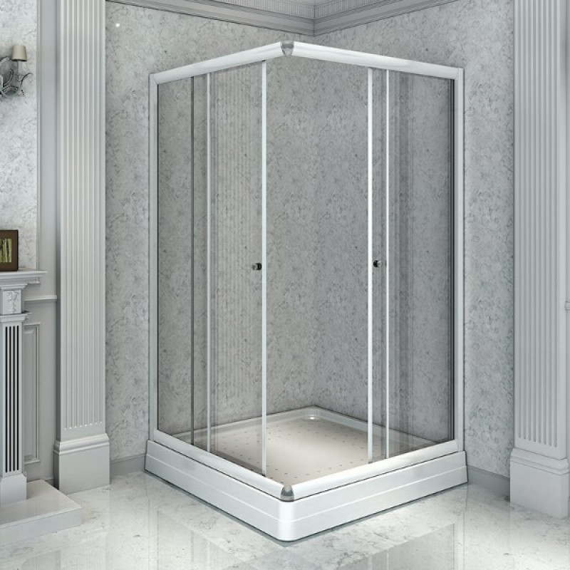Душевой уголок Radomir Дрим 1-03-1-2-0-1211 900*1000 мм (белый/матовое) R