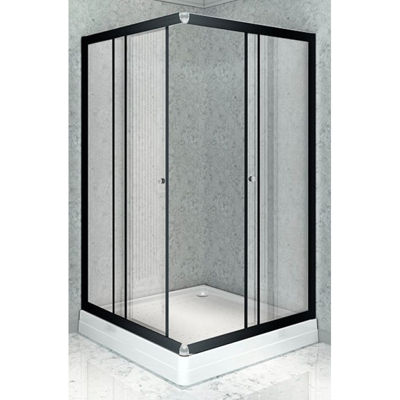 Душевой уголок Radomir Дрим 1-03-6-1-0-1210 900*1000 мм (чёрный/прозрачное) L
