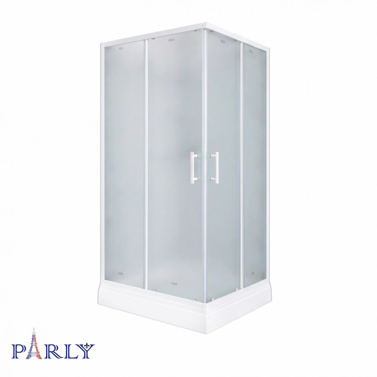 Душевой уголок Parly ZQ121F 1200*800 мм (белый/матовое)