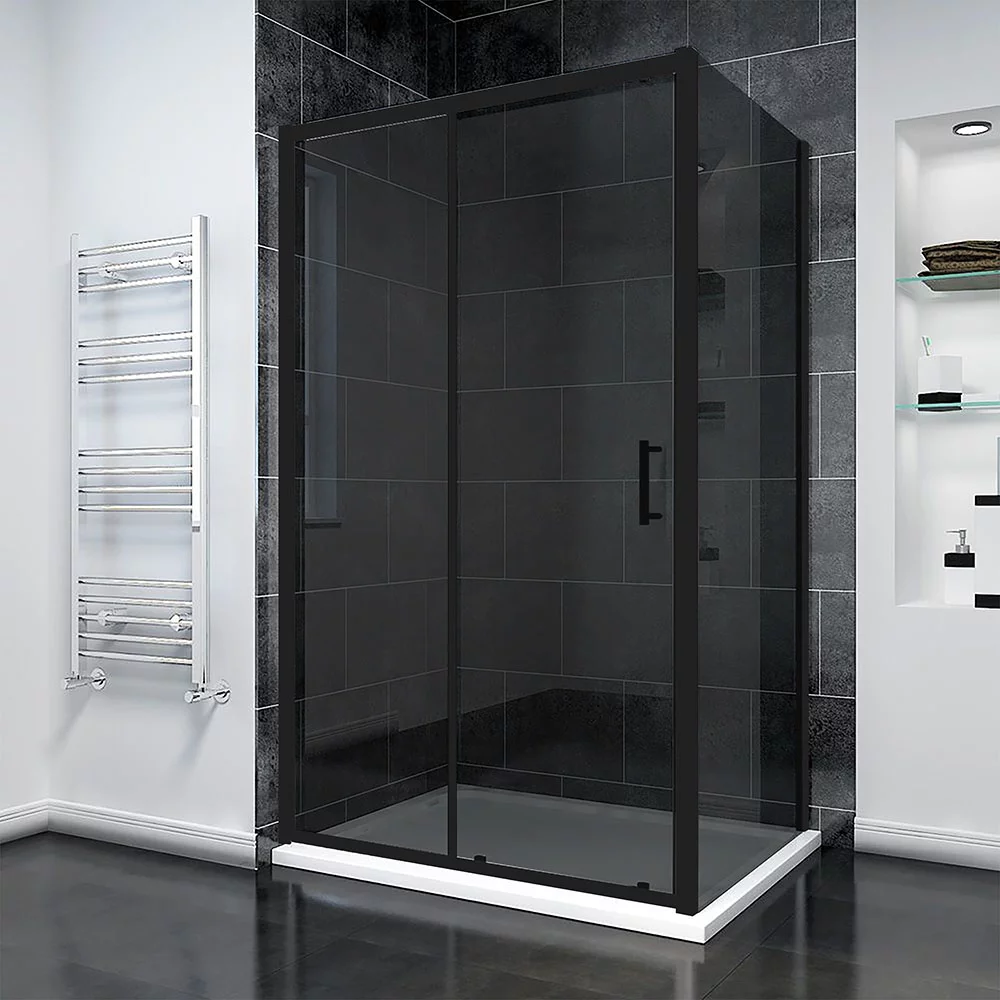Душевой уголок Veconi RV-055BT RV055BT-14090-05-C8 1400*900 мм (чёрный матовый/тонированное)