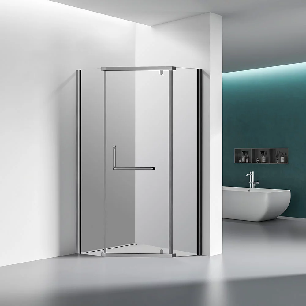 Душевой уголок Veconi Rovigo RV36GR-80-01-C5 800*800 мм (брашированный графит/прозрачное)