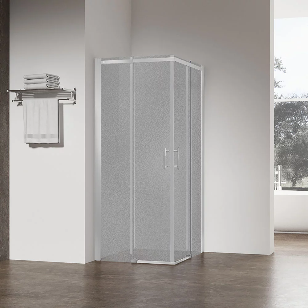 Душевой уголок Veconi Rovigo RV50CH-L-11090-02-C8 1100*900 мм (хром/матовое) L