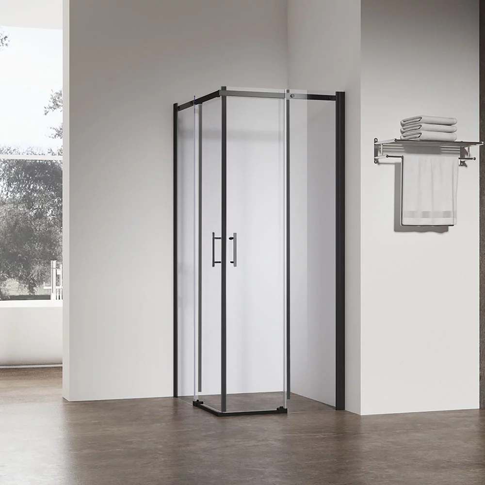 Душевой уголок Veconi Rovigo RV50B-12090-01-C8 1200*900 мм (чёрный матовый/прозрачное)