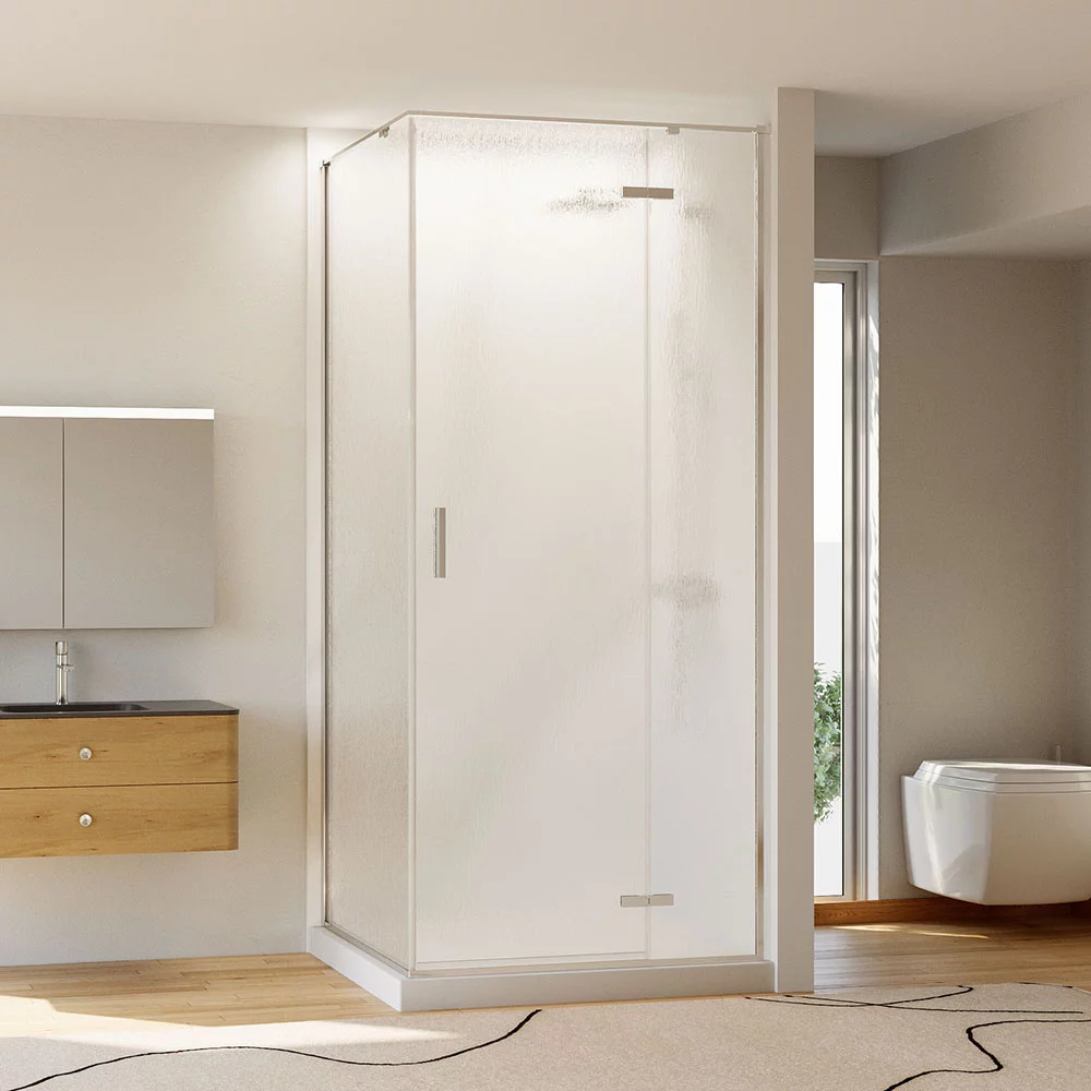 Душевой уголок Veconi Rovigo RV073R/R-9080-06-C4 900*800 мм (хром/дождь) R