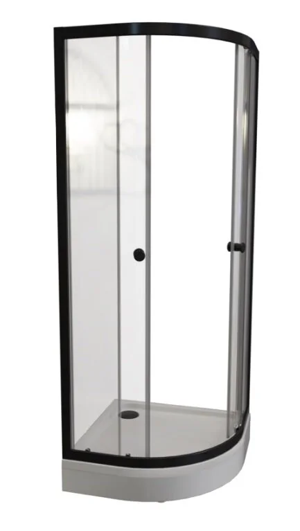 Душевой уголок Radomir Берген RD 1-09-6-0-0-3500 900*900 мм (чёрный/прозрачное)