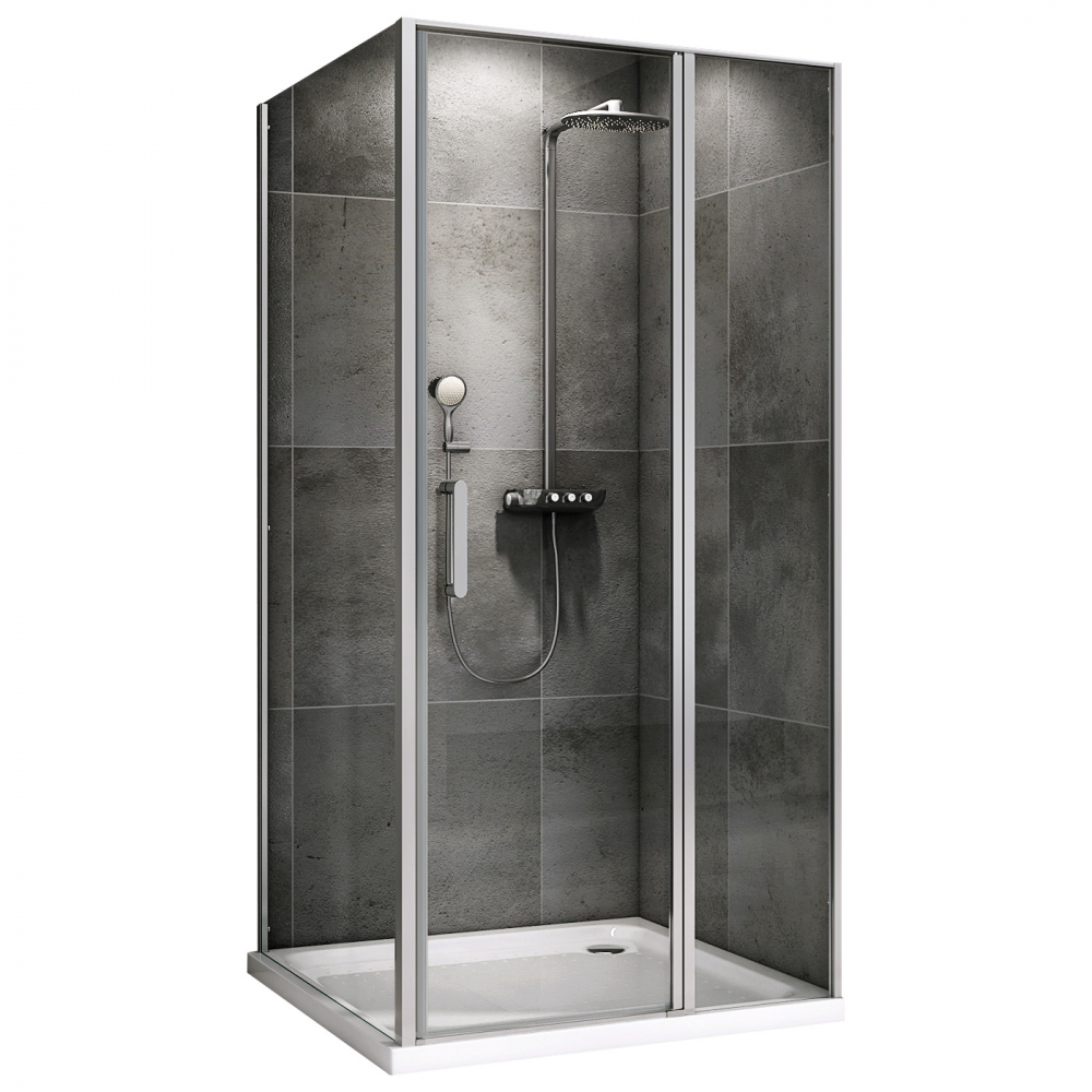 Душевой уголок Abber Sonnenstrand AG04110S-S75 1100*750 мм (хром/прозрачное)
