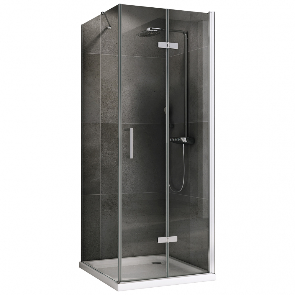 Душевой уголок Abber Zart AG08090P-S101 900*1000 мм (хром/прозрачное)