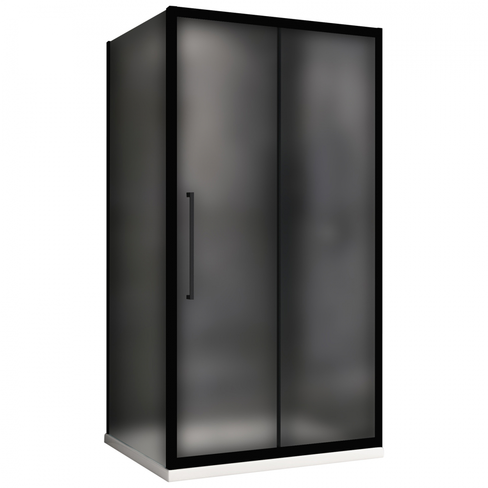 Душевой уголок Abber Schwarzer Diamant AG30140BMH-S80BM 1400*800 мм (чёрный/матовое)