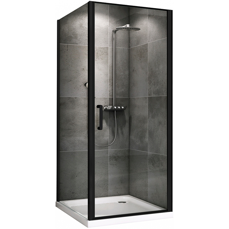 Душевой уголок Abber Sonnenstrand AG04100B-S75B 1000*750 мм (чёрный/прозрачное)