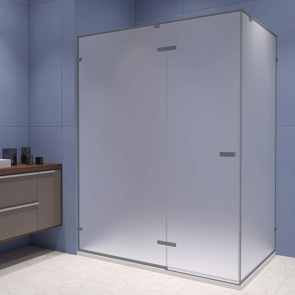 Душевой уголок RGW Stilvoll SV-040Gr 1200*1000 мм (серый/матовое)
