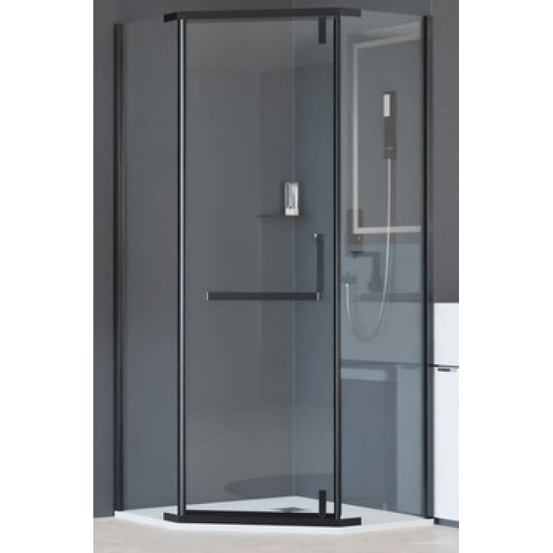 Душевой уголок RGW Hotel HO-081-B 800*800 мм (чёрный/прозрачное)