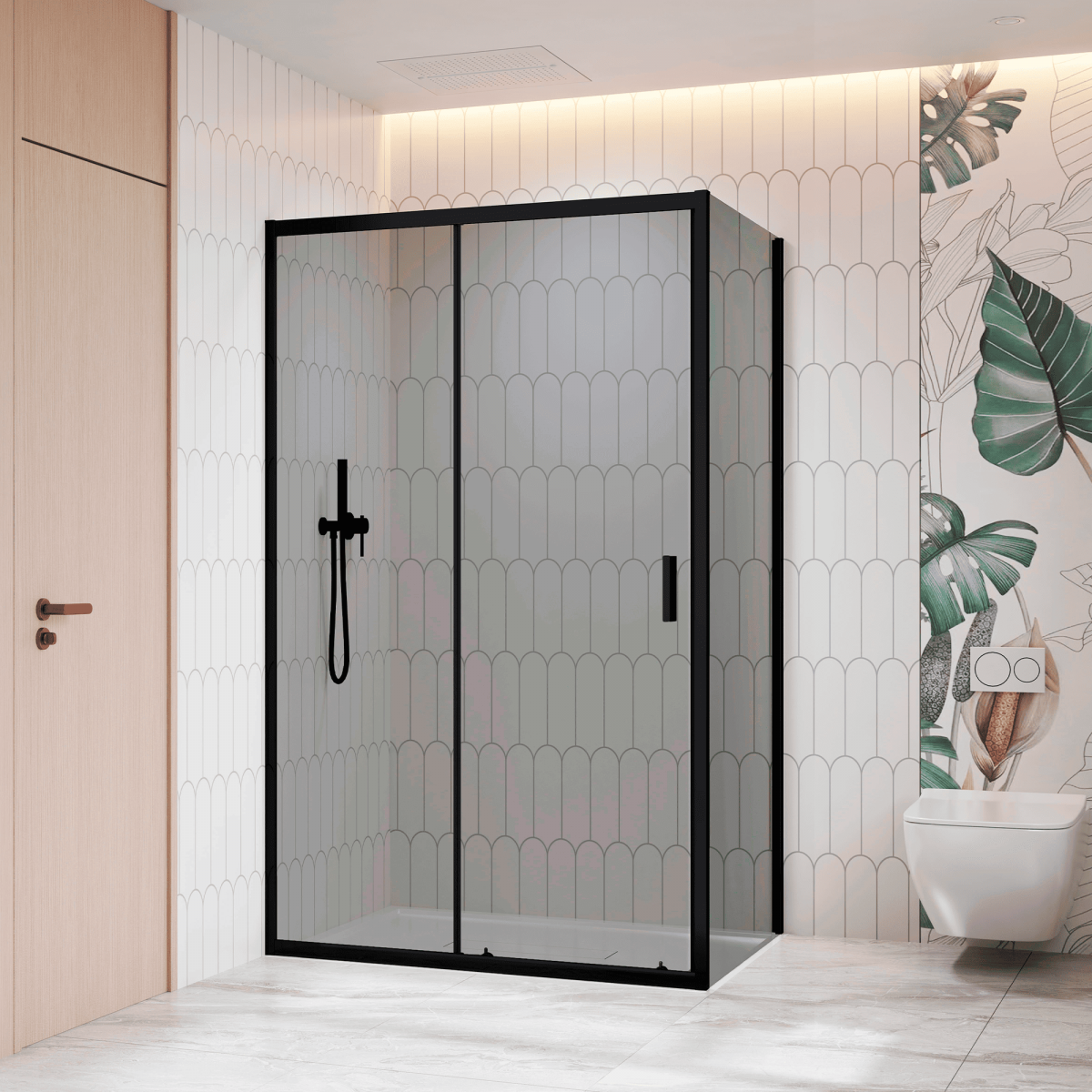 Душевой уголок RGW Classic CL-133B 1500*800 мм (чёрный/тонированное)