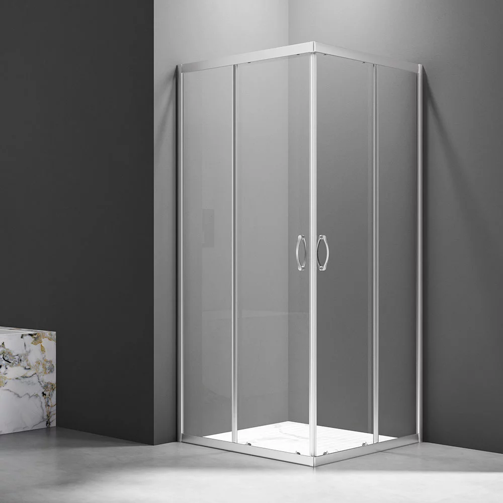 Душевой уголок Veconi RV-101 RV101-80-01-C4 800*800 мм (хром/прозрачное)