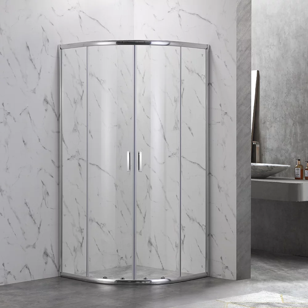 Душевой уголок Veconi RV-202 RV202-90-01-C4 900*900 мм (хром/прозрачное)