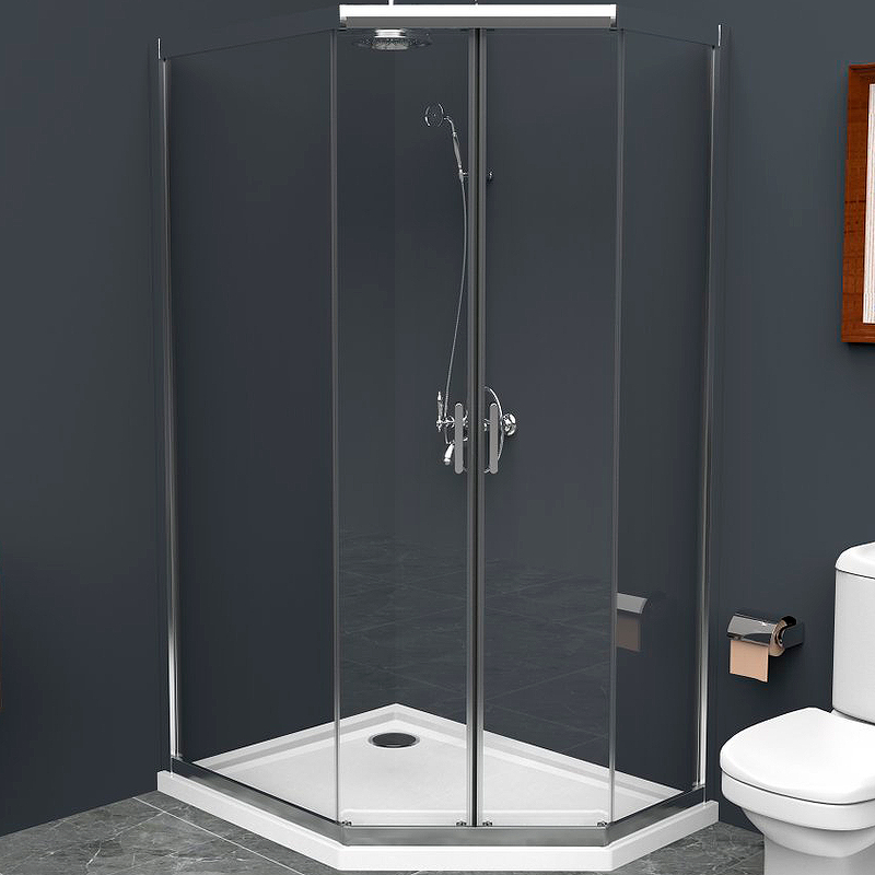 Душевой уголок BelBagno UNO-195-PH-2-120/90-C-Cr 1200*900 мм (хром/прозрачное)