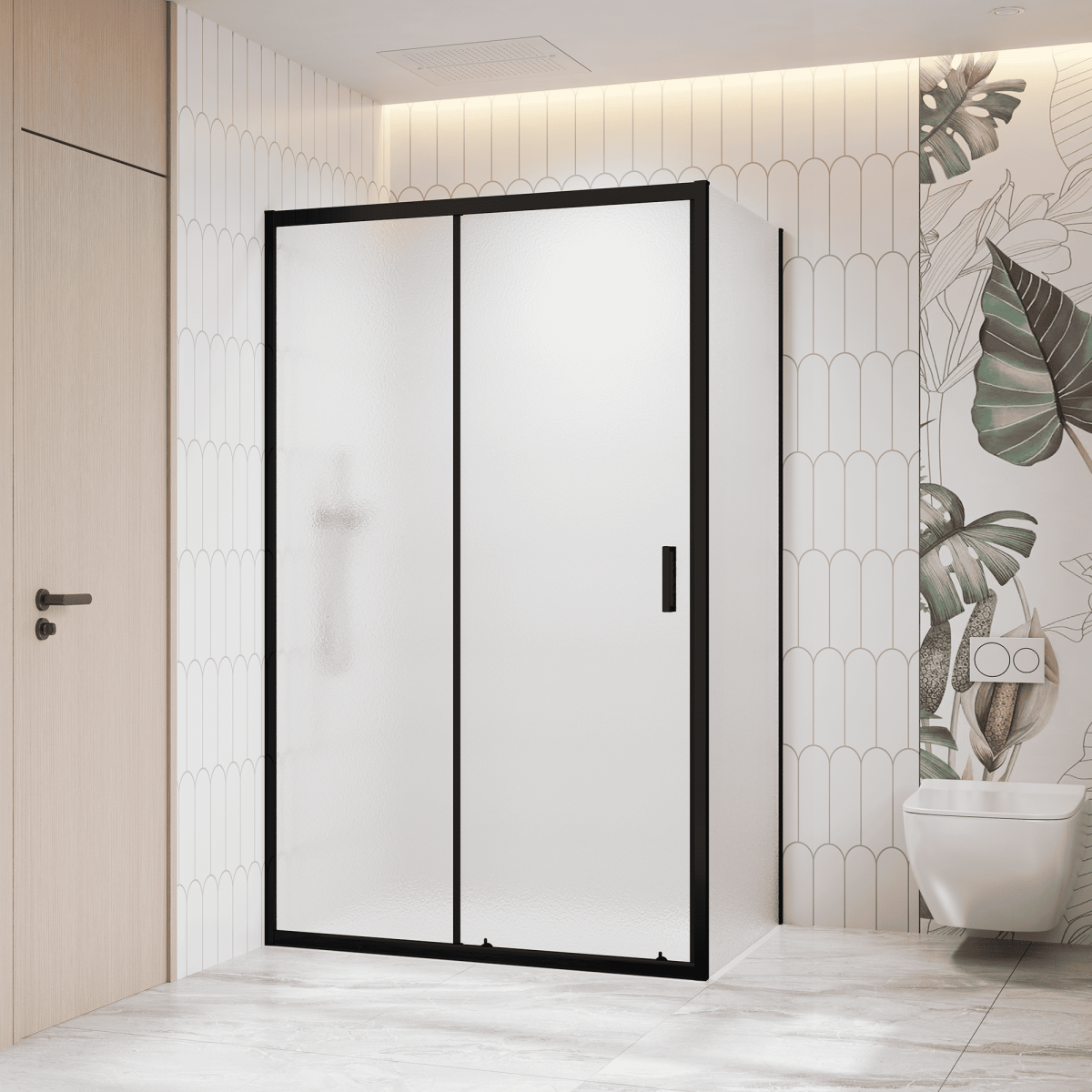 Душевой уголок RGW Classic CL-133B 1200*800 мм (чёрный/cora)