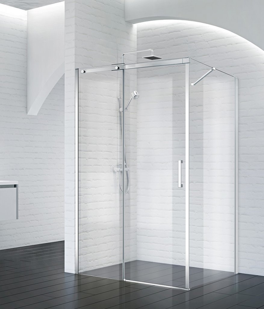 Душевой уголок BelBagno ACQUA-AH-1-100/80-C-Cr 1000*800 мм (хром/прозрачное)