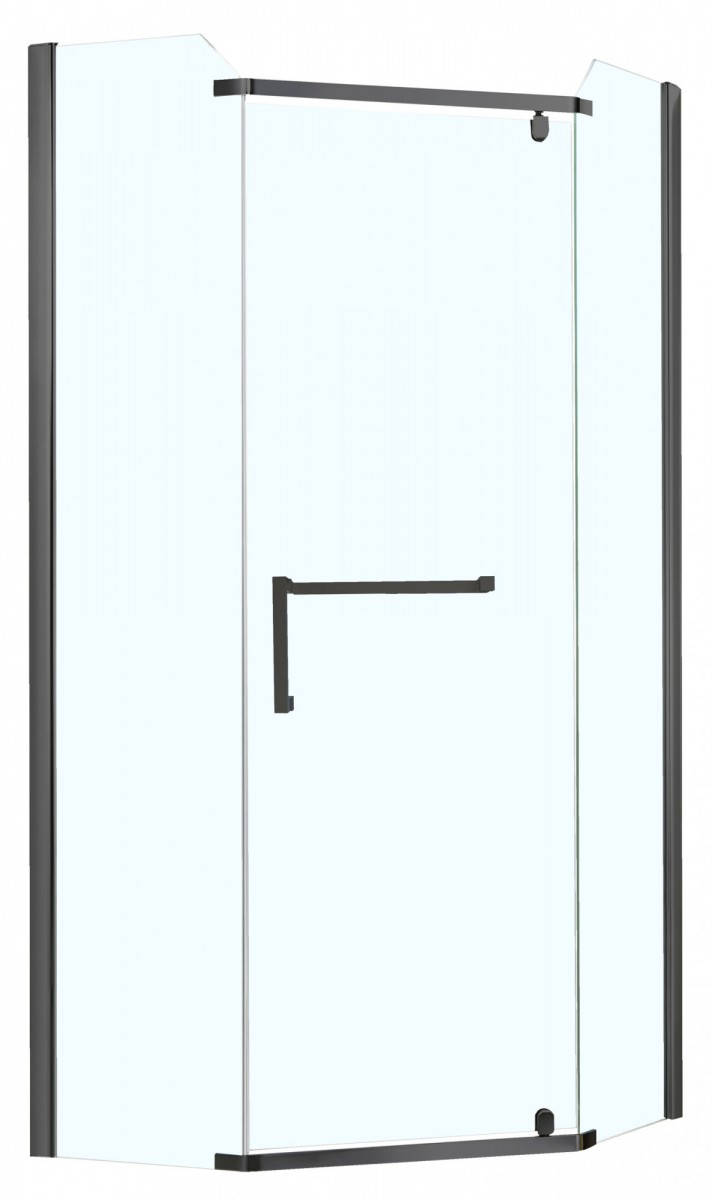 Душевой уголок Azario EDMONTON AZ-NNC3231-1 900 BLACK 900*900 мм (черный/прозрачное)