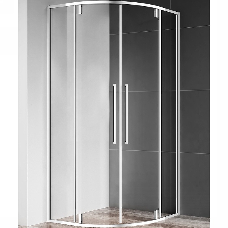 Душевой уголок AQUAme AQM7101-9 900*1950 мм (хром/прозрачное)