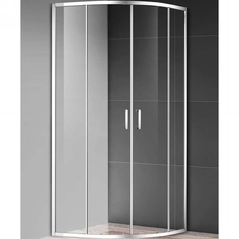 Душевой уголок AQUAme AQM3801F-9 900*1950 мм (хром/прозрачное)