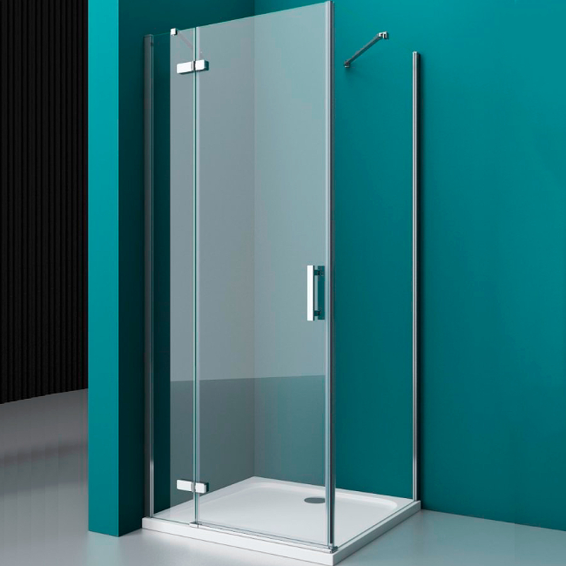 Душевой уголок BelBagno KRAFT-AH-12-120/80-C-Cr-L 1200*800 мм (хром/прозрачное)
