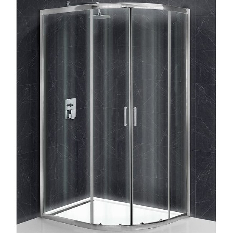 Душевой уголок BelBagno UNO-195-RH-2-100/80-C-Cr 1000*800 мм (хром/прозрачное)
