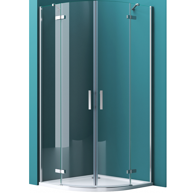 Душевой уголок BelBagno KRAFT-R-2-100-C-Cr 1000*1000 мм (хром/прозрачное)