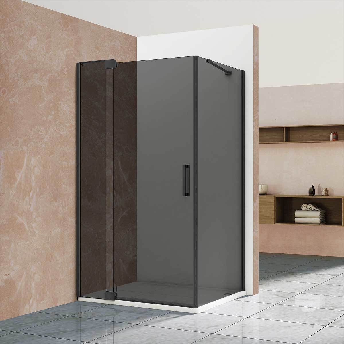 Душевой уголок Vincea Extra VSR-1E101190CGB 1000/1100*900 мм (черный/тонированное)